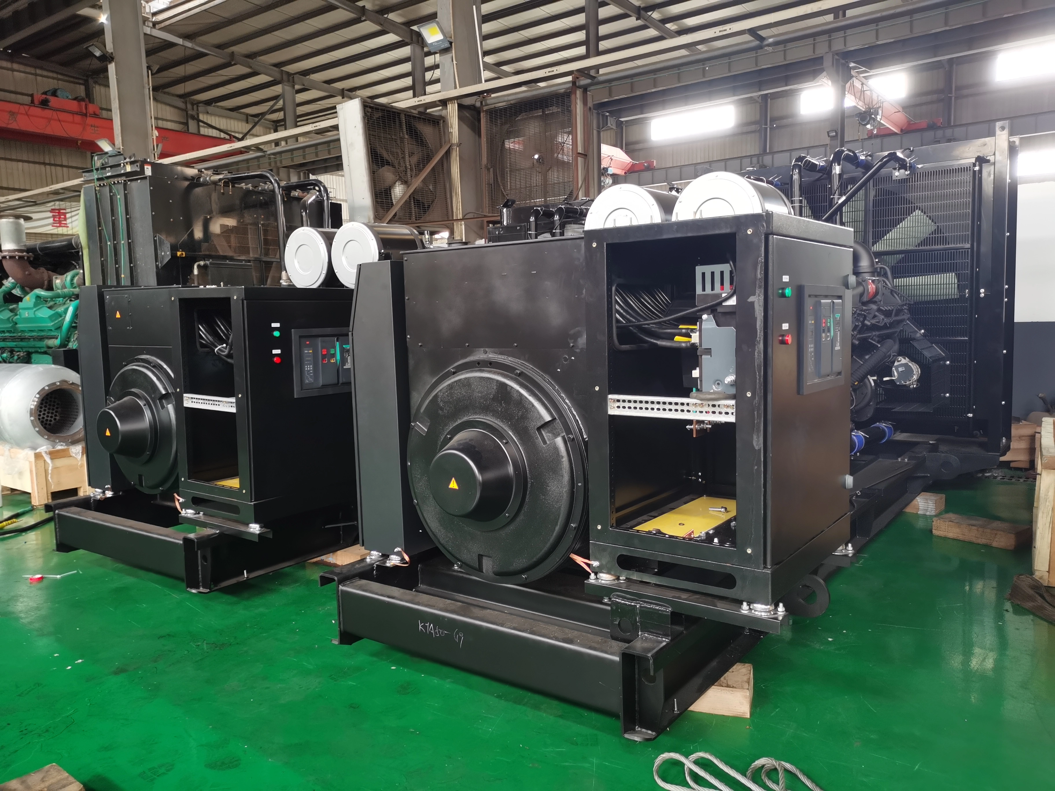 Low ConsumptionAuto Start Emergency Power  Open Frame  Generators for Construction 1mw 1.5mw 2mw — image 4