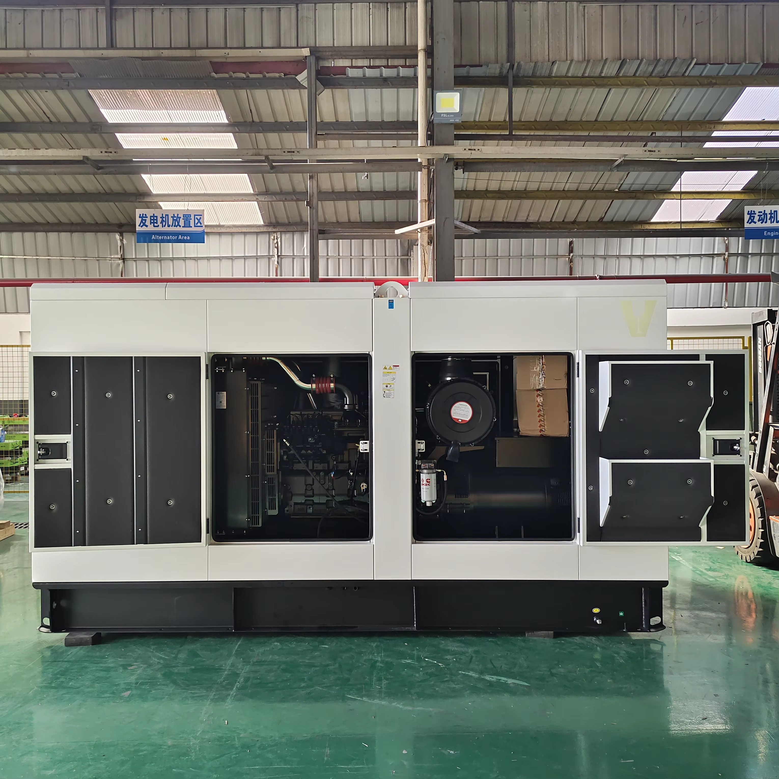 500kw 500kva Low Fuel Consumption ATS Generador Silencioso Power Supply Generator Genset Silent for Hospital — image 2
