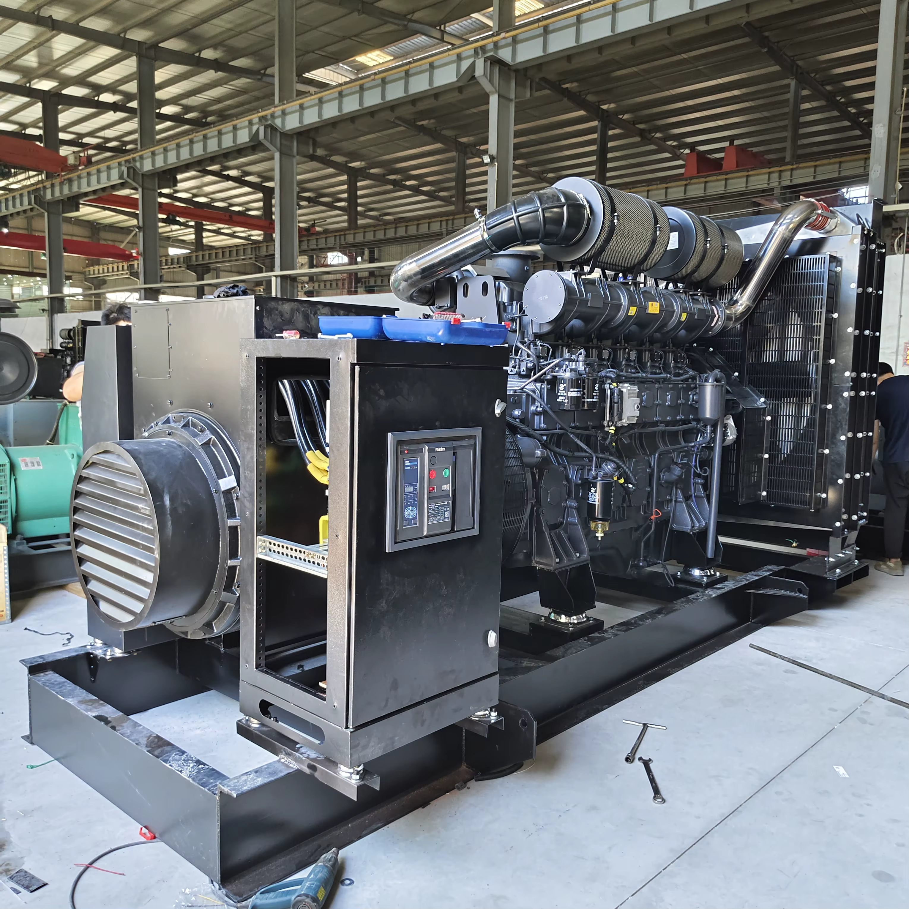SHX 500kva 1000kw 3 Phase Industrial Commercial Diesel Generators Set High Power Open Type Cummins/ Engine 12V DC — image 5
