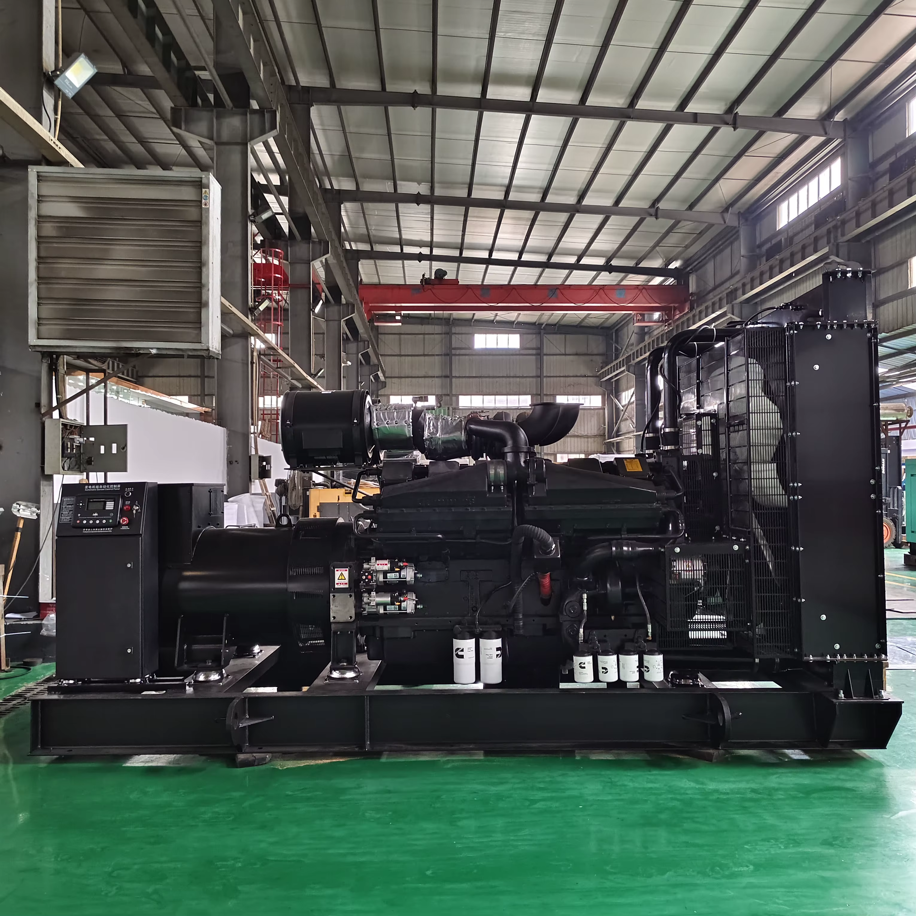 SHX 500kva 1000kw 3 Phase Industrial Commercial Diesel Generators Set High Power Open Type Cummins/ Engine 12V DC — image 6