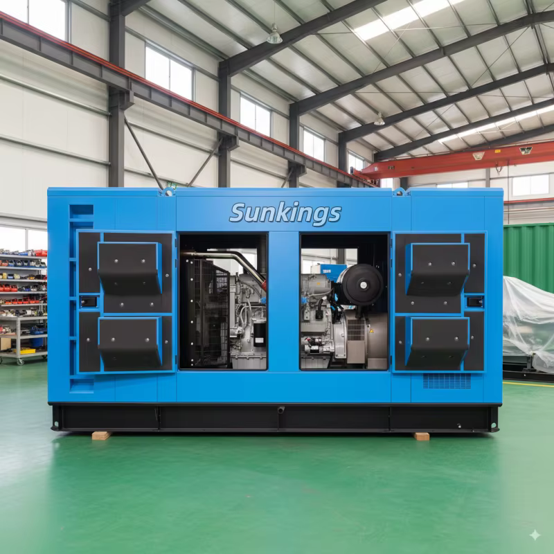 For Diesel Generator 100KW-1000KW for Weichai Yuchai Silent Type Farrand Alternator Smartgen Controller 440V/220V 50/60Hz — image 4