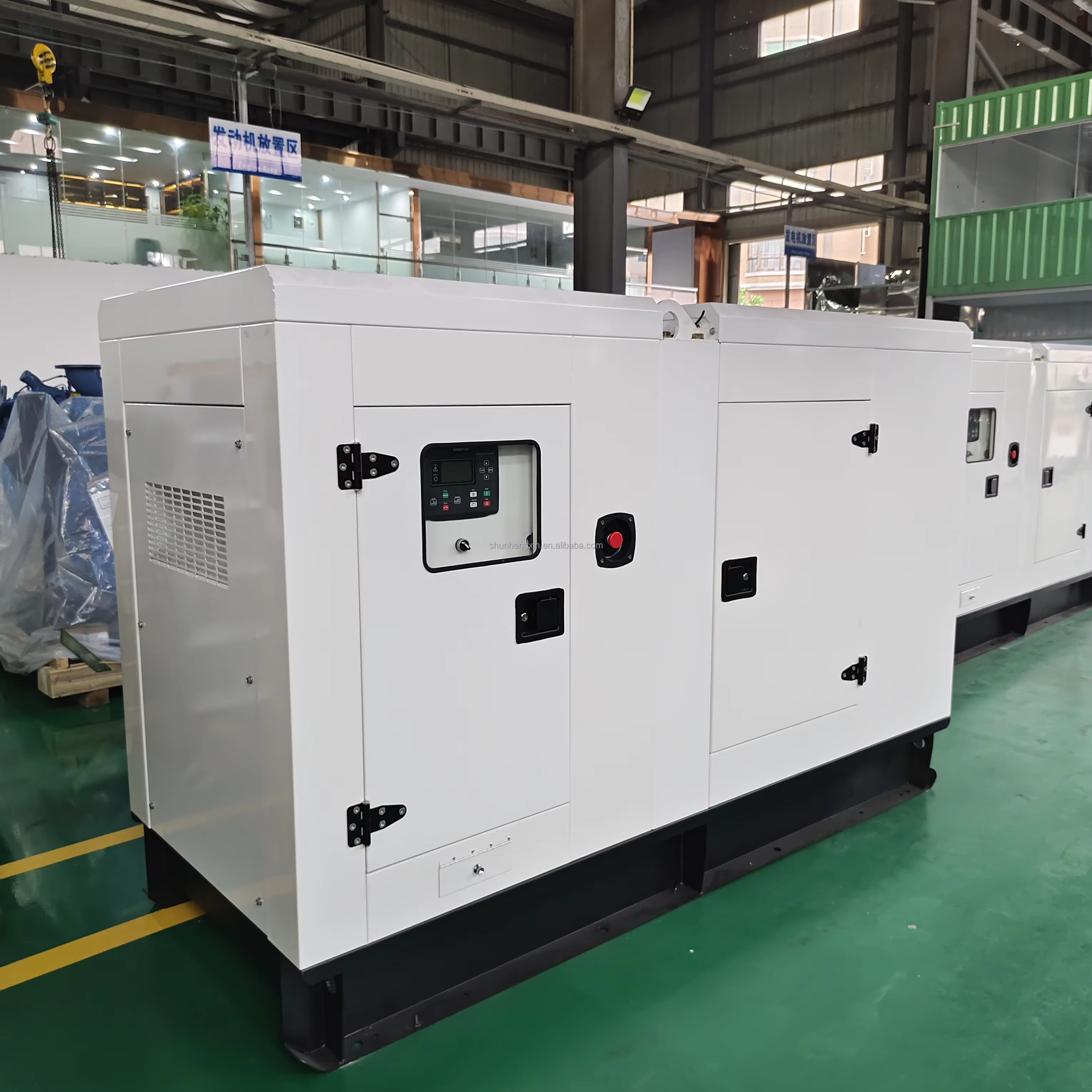 SHX Four Cylinder Genset 50kva 40kw 3 Phase Small Soundproof Diesel Engine Generator Price — image 3