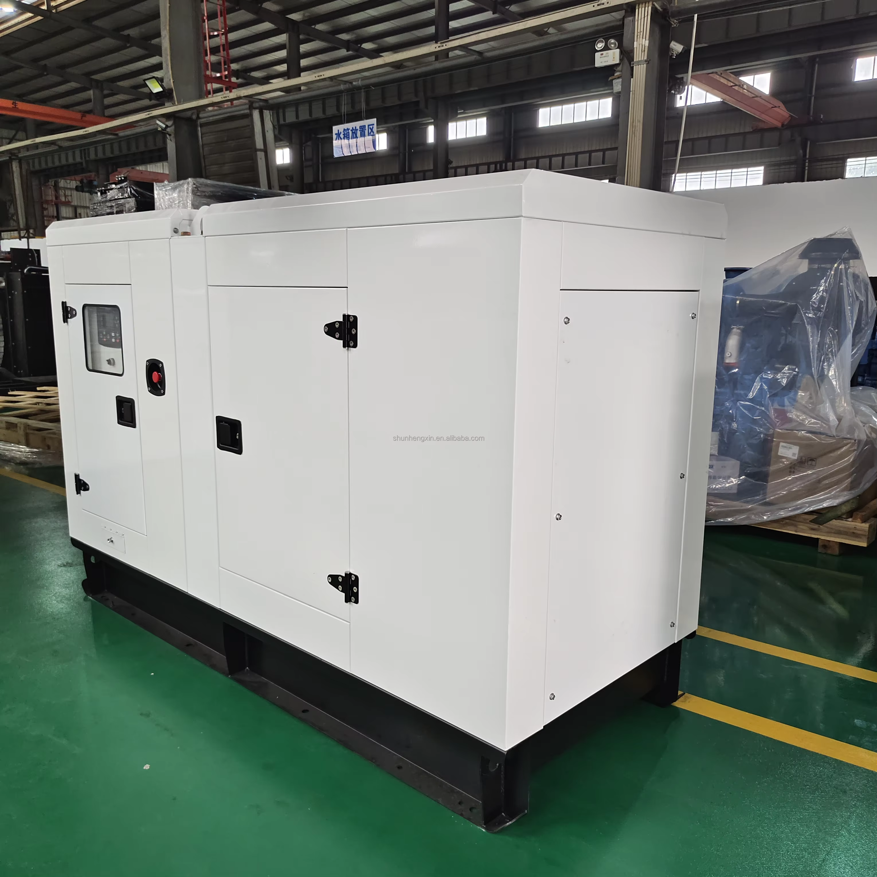 SHX Four Cylinder Genset 50kva 40kw 3 Phase Small Soundproof Diesel Engine Generator Price — image 4