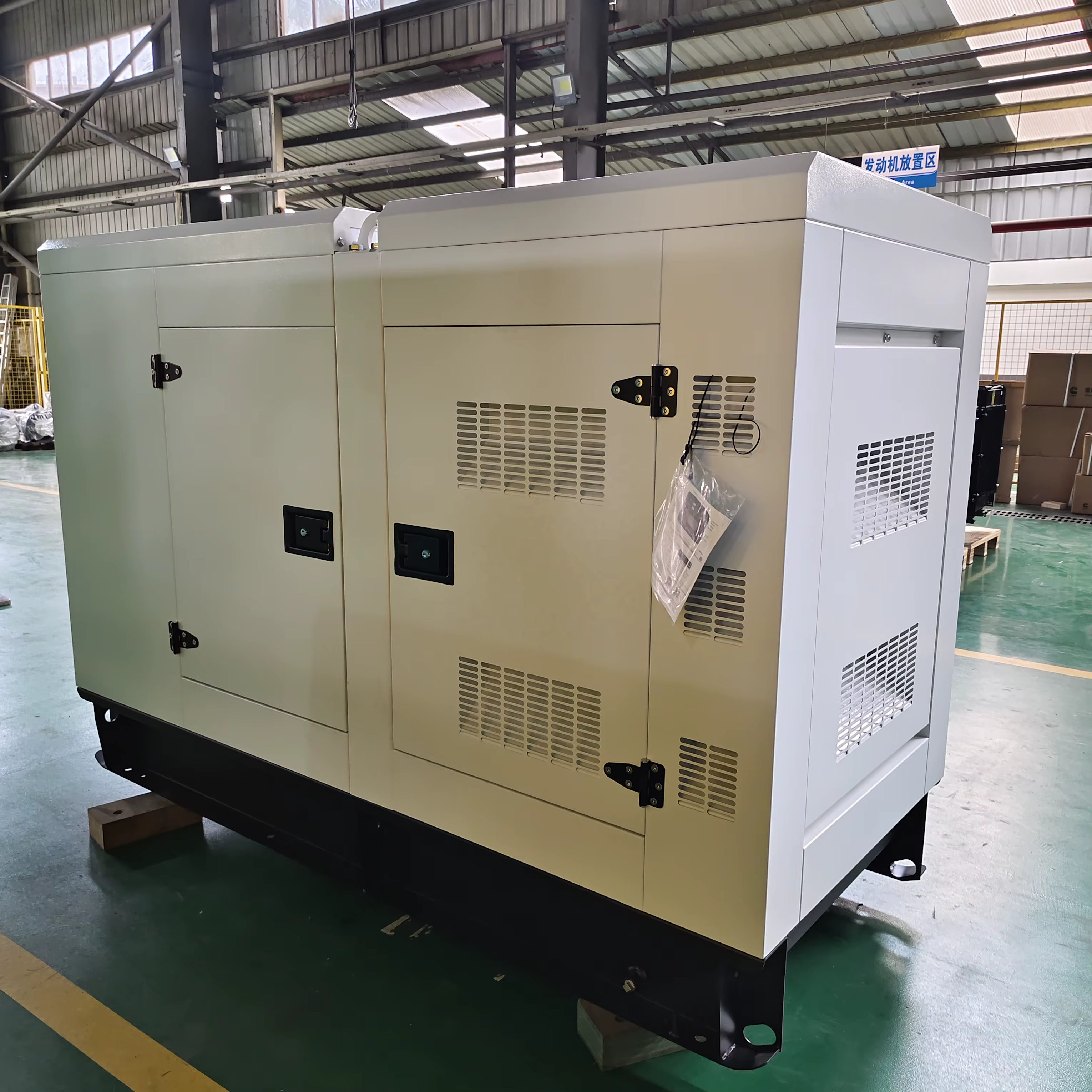 SHX Four Cylinder Genset 50kva 40kw 3 Phase Small Soundproof Diesel Engine Generator Price — image 5