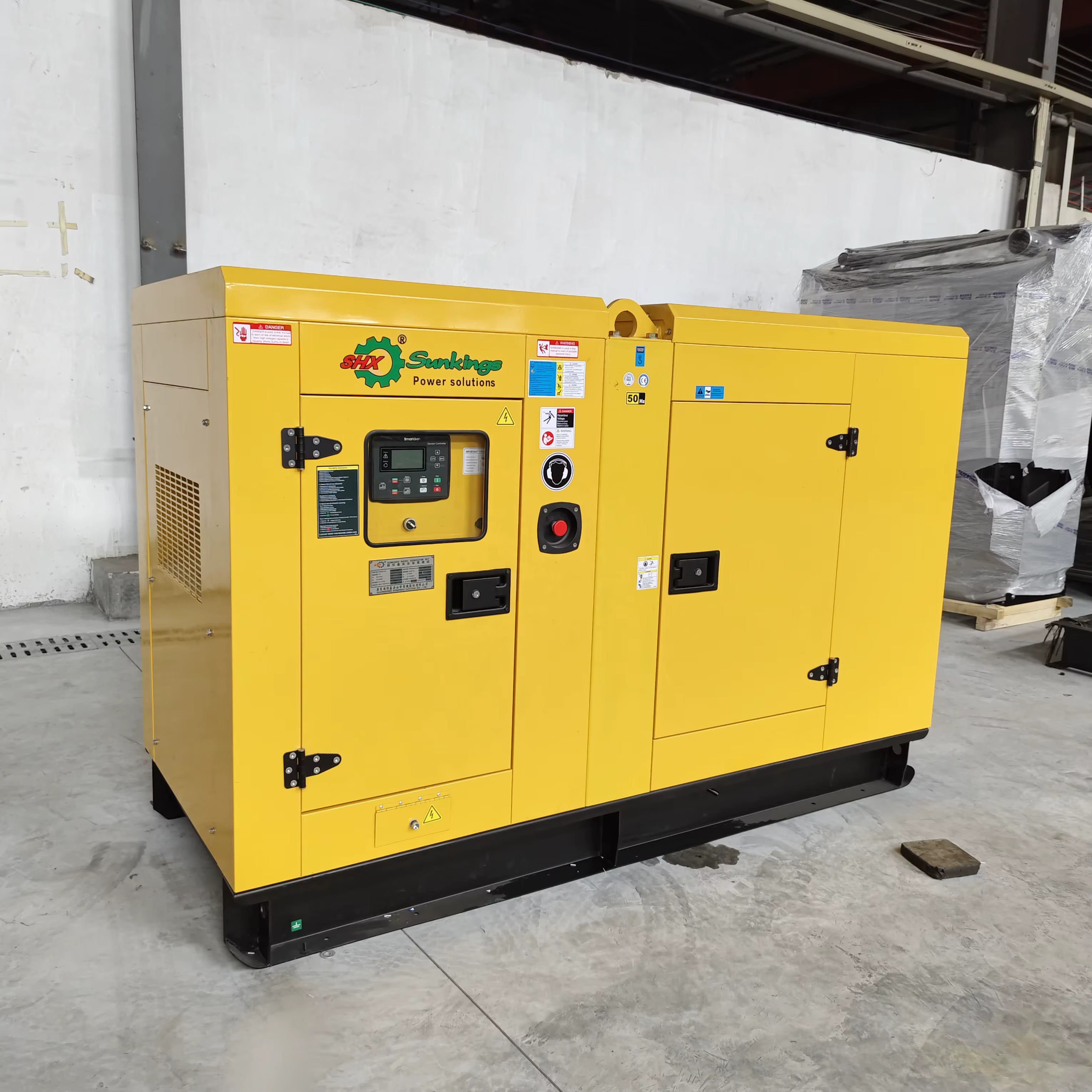 SHX 64kw 80kva Three Phase Water Cooled Silent Type Low Noise Diesel Generator for Industrial — image 2