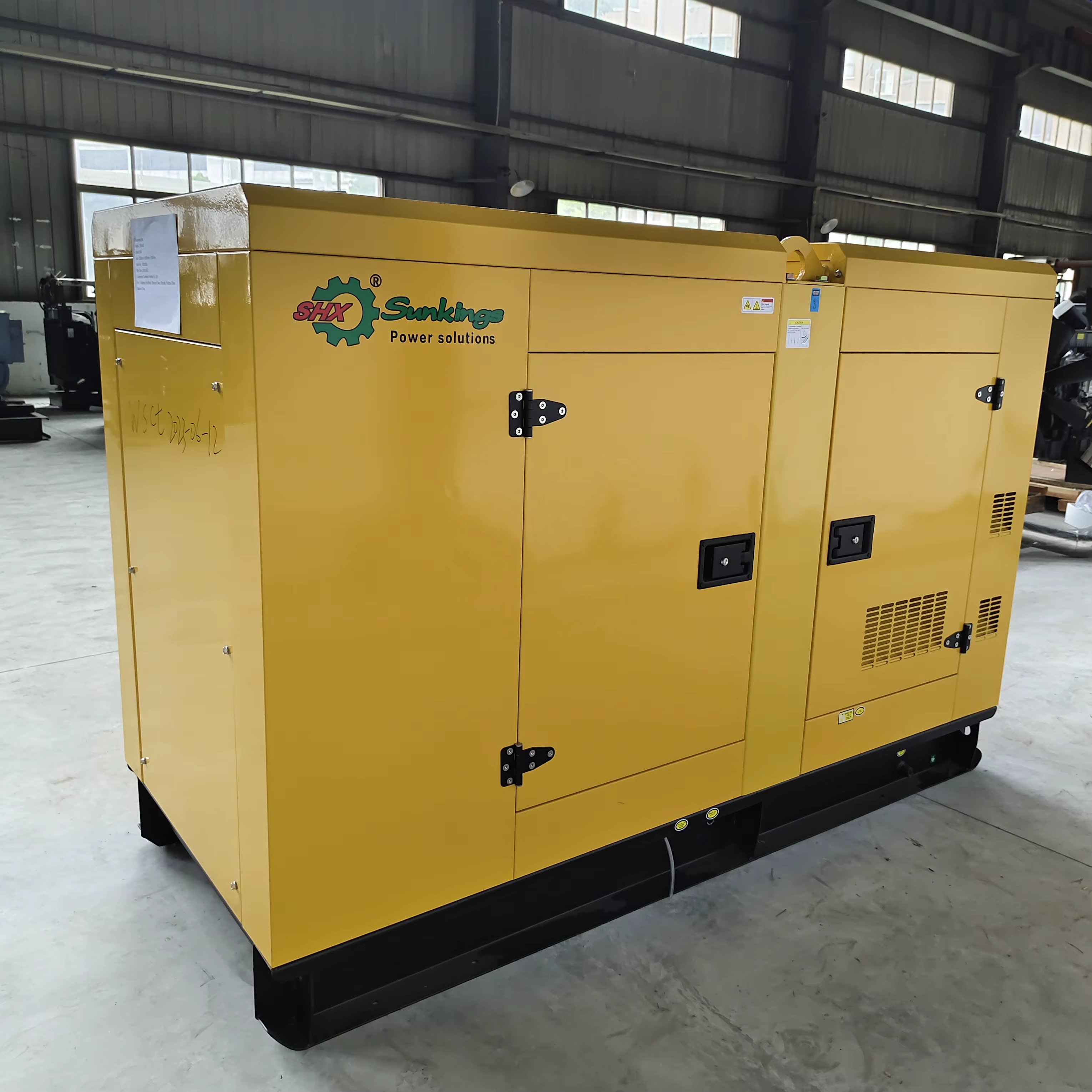 SHX 64kw 80kva Three Phase Water Cooled Silent Type Low Noise Diesel Generator for Industrial — image 4