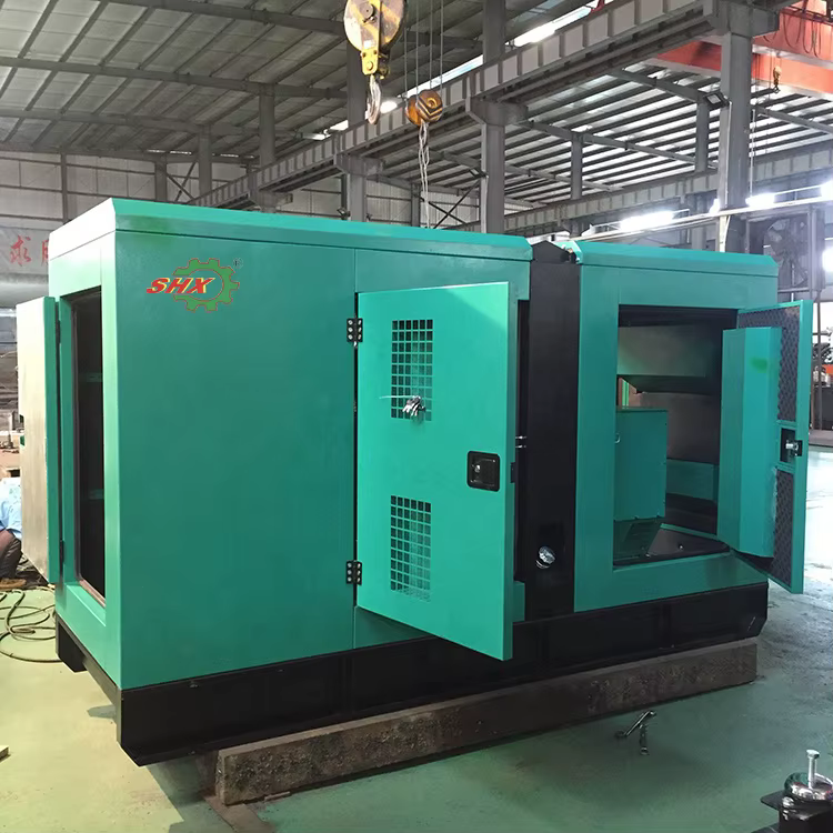 SHX 60kw 75kva Diesel Genset Open Frame Diesel Quiet Commercial Engine Generator — image 6