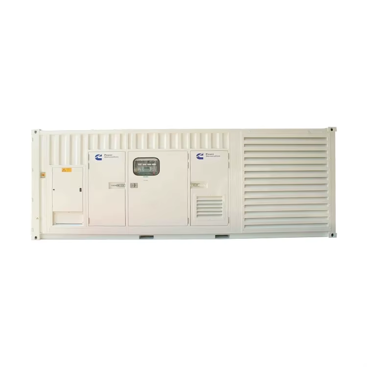 SHX 1250kVA 1000KW Diesel Generator Electrical Color White and Blue Plant Container Three-phase Electro Generator — image 2