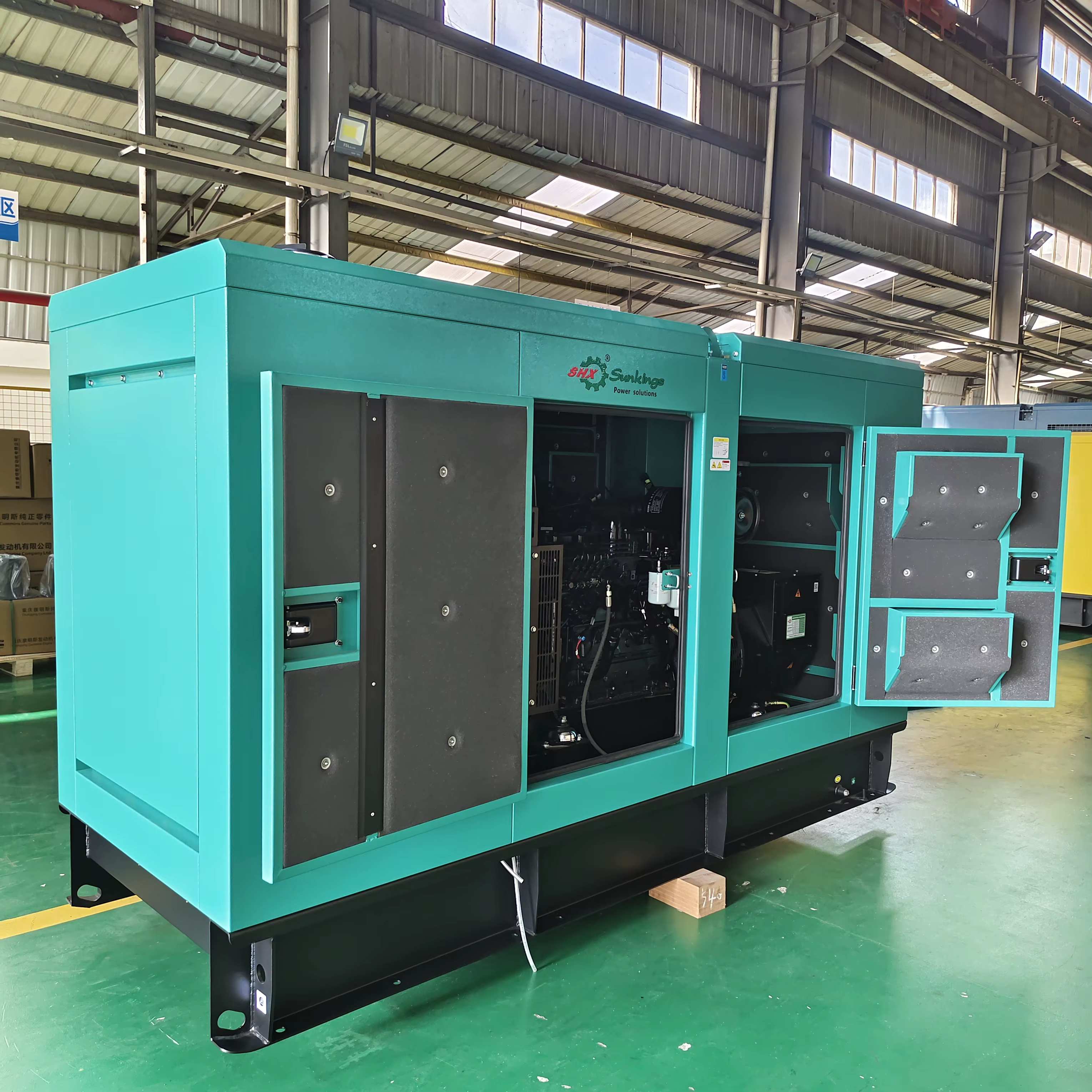 Silent Diesel-fueled Generators with ATS 24V DC Electric Start 80% Efficiency for Backup Power Mining Data Center Applications — image 4