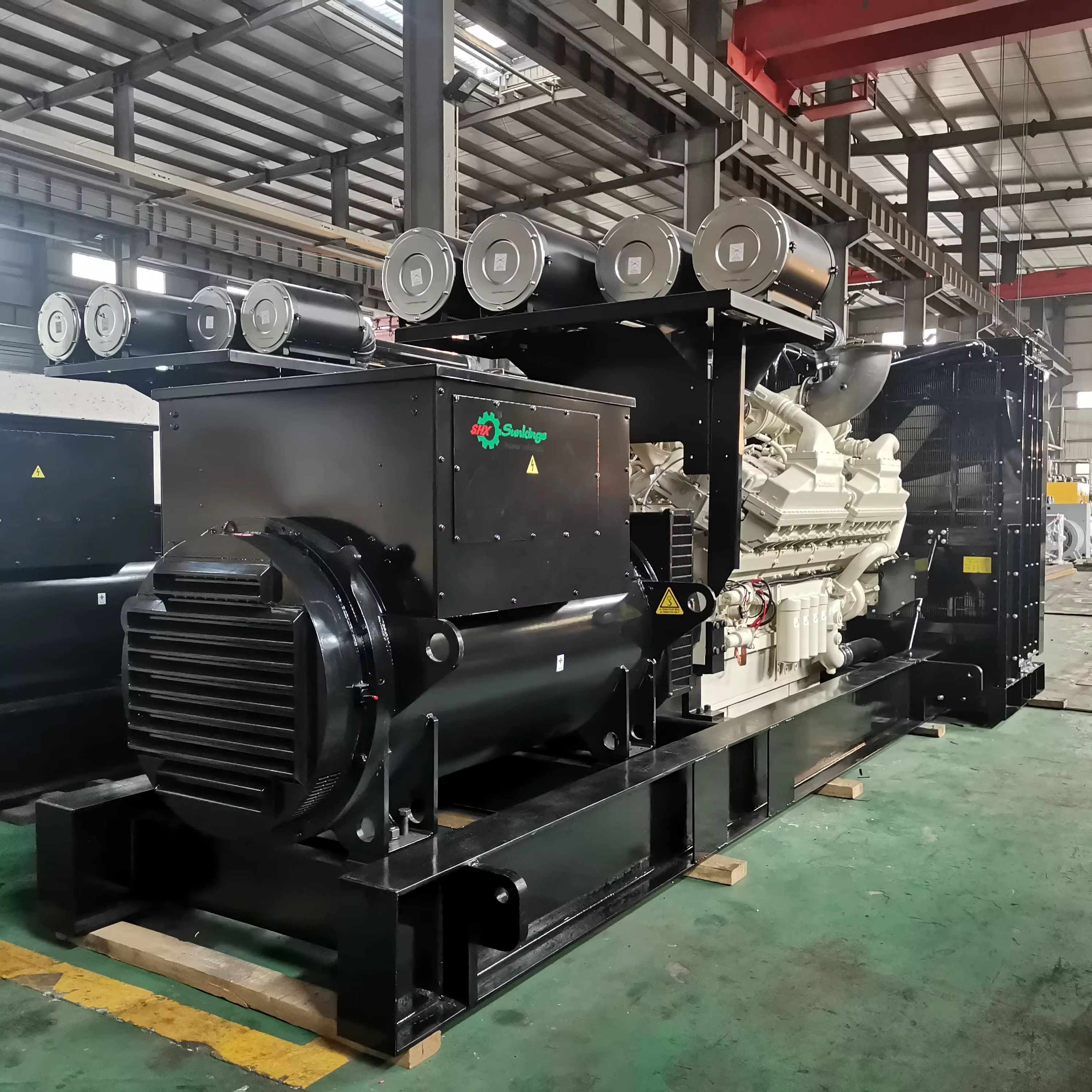 SHX 1600KW/2000 KVA High Power Diesel Generators Standby Electric Dynamo — image 2