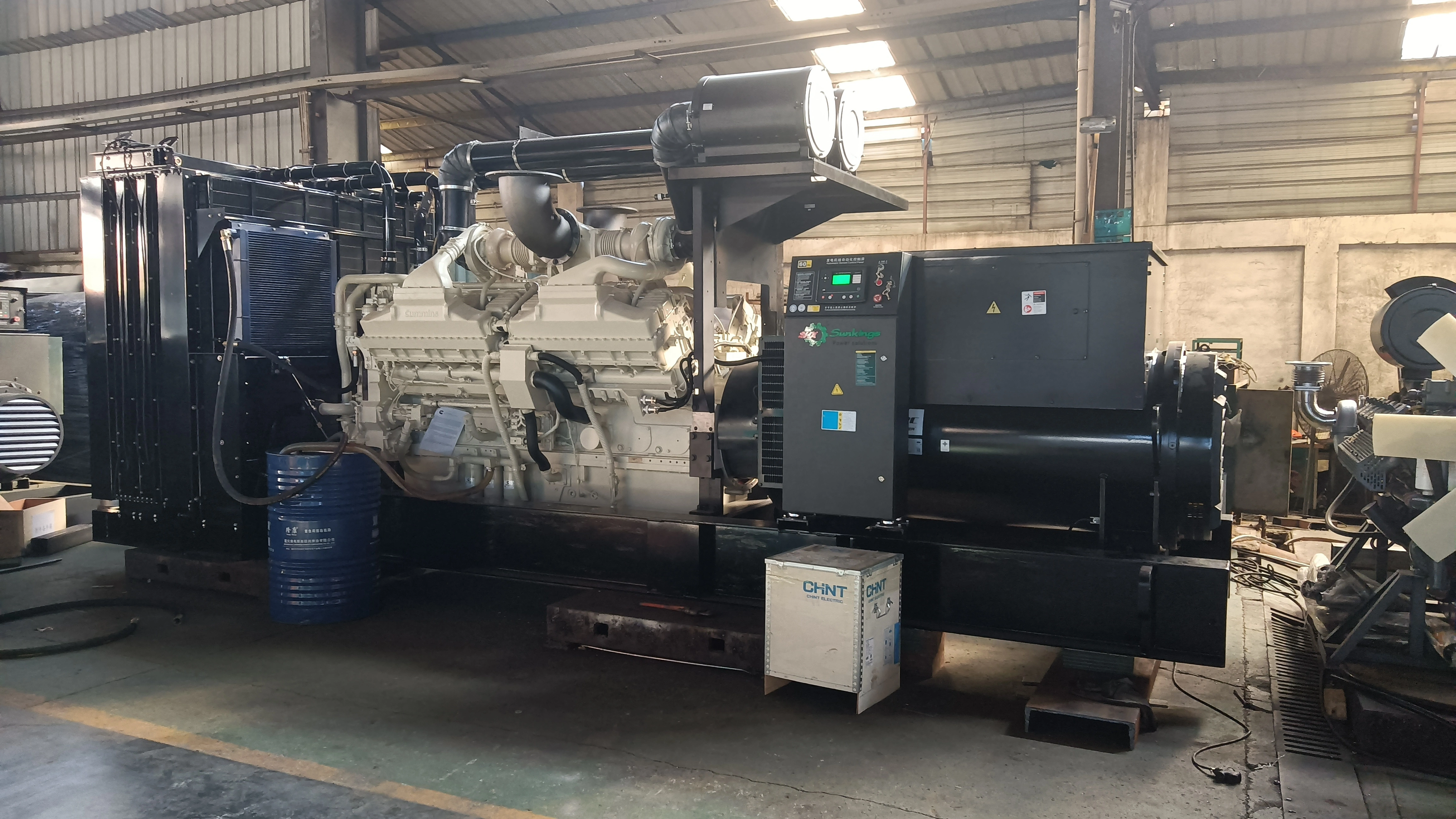 For SCF2500 2500 KVA 50/60Hz Open Frame Diesel Generator 230/400V 24V DC Electric Start 1 Year Warranty — image 5