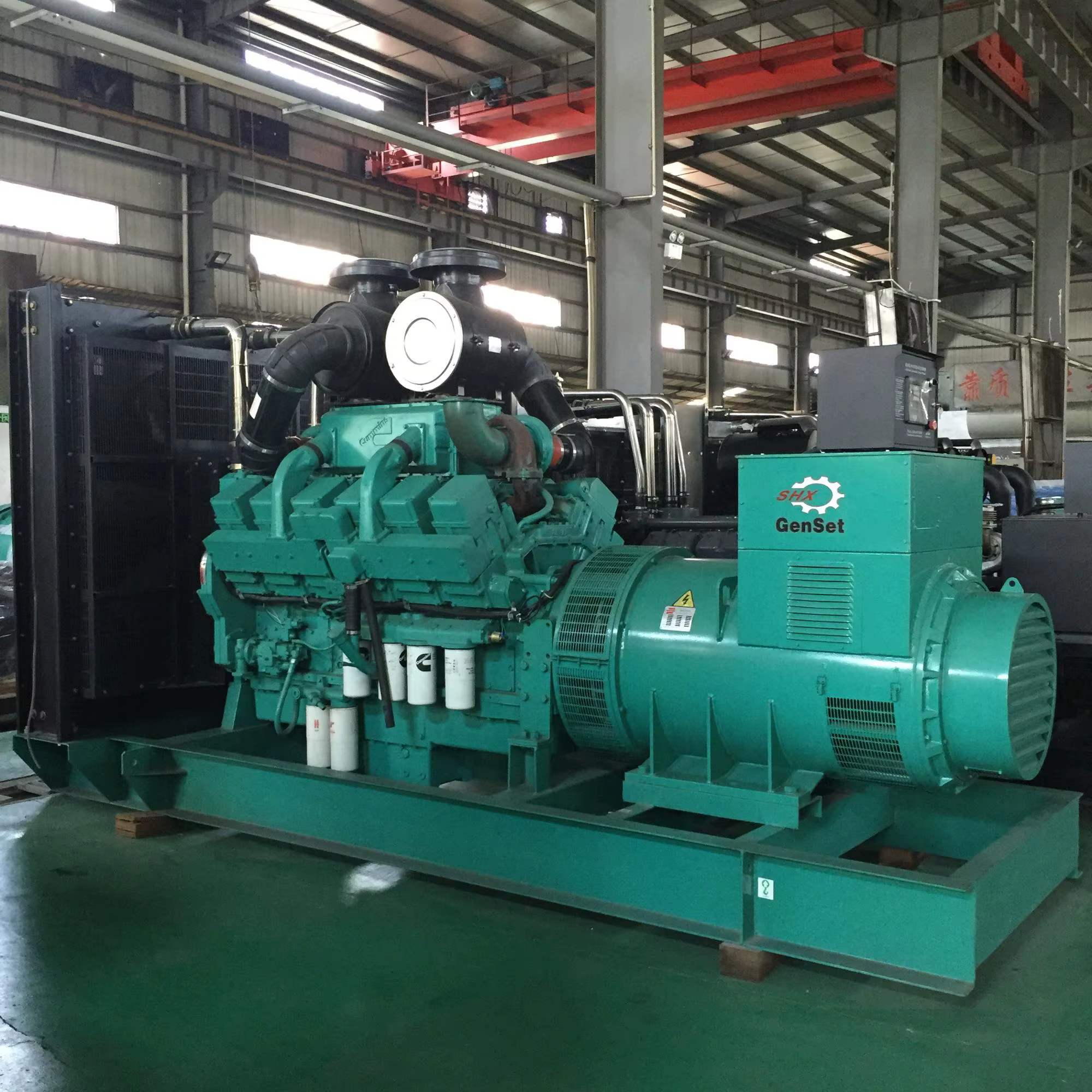 SHX Open Type Industrial diesel Big Generator with Cummins Yuchai Weichai MTU Engine — image 2