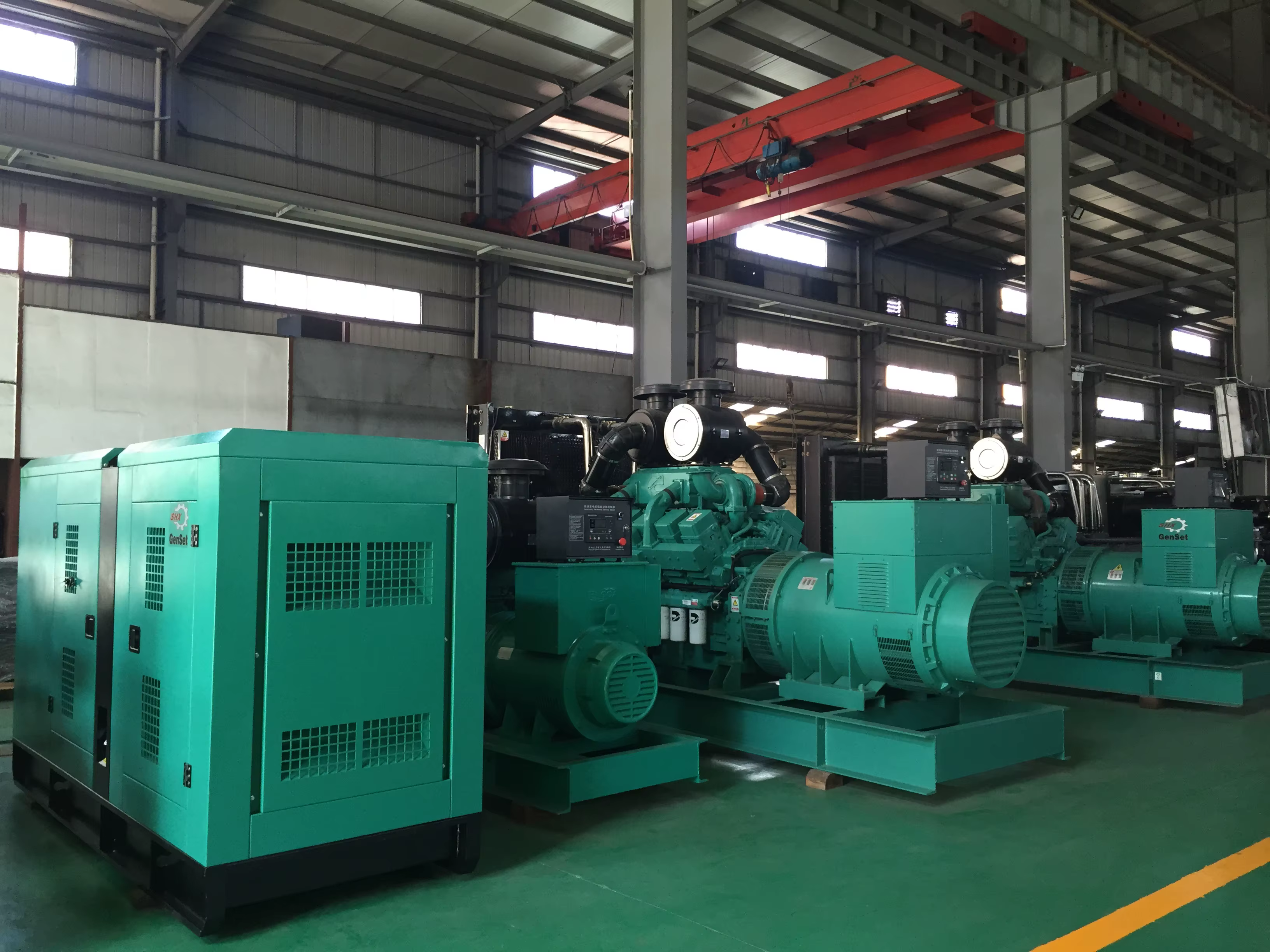Shx 600kw Electric Generator 440 Volt 3 Phase Generator Open Type Diesel Generator — image 5