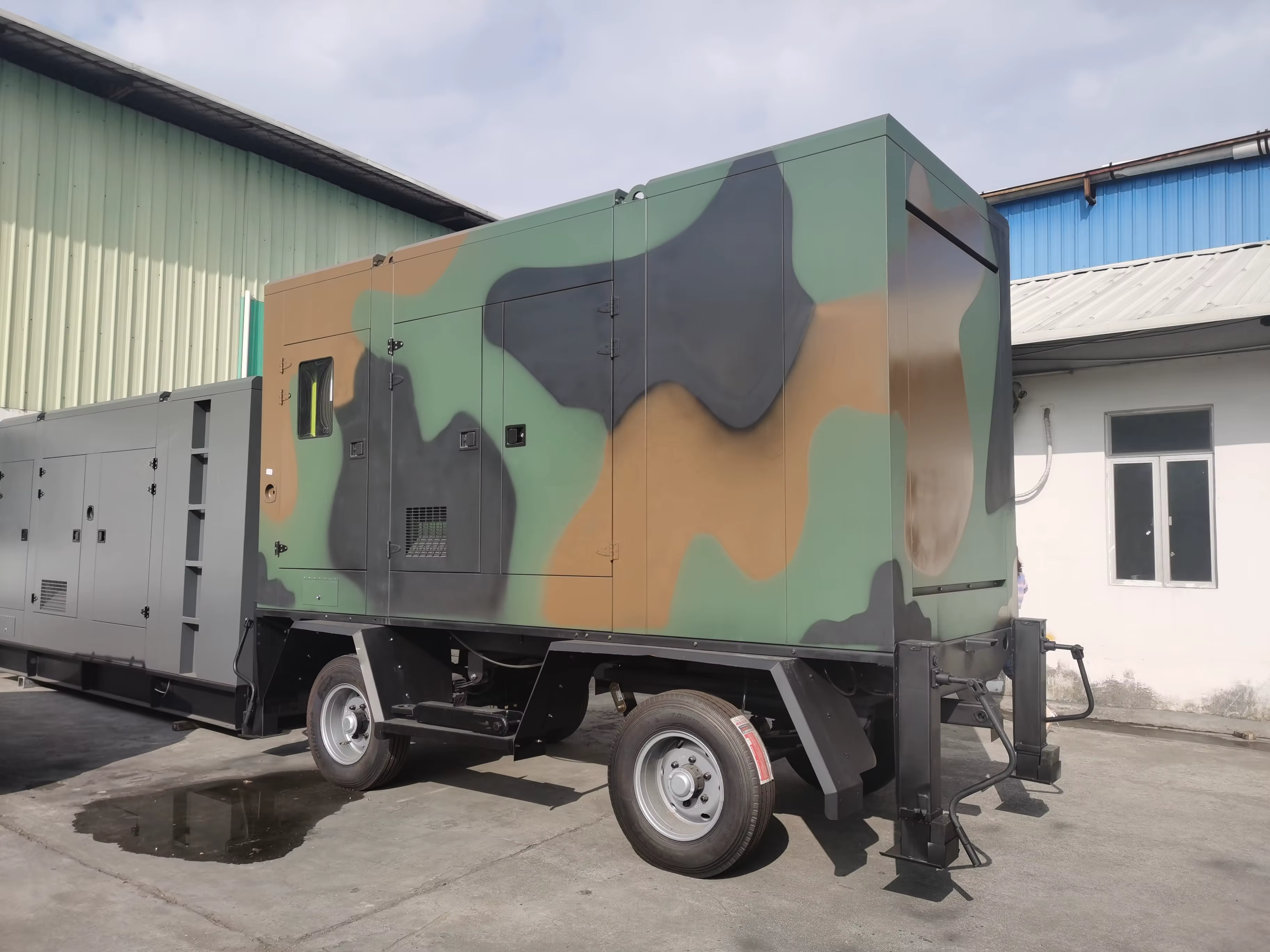 SHX Genset Removable Trailer Emergency Backup Engine 100KVA 80KW Diesel Generators — image 2