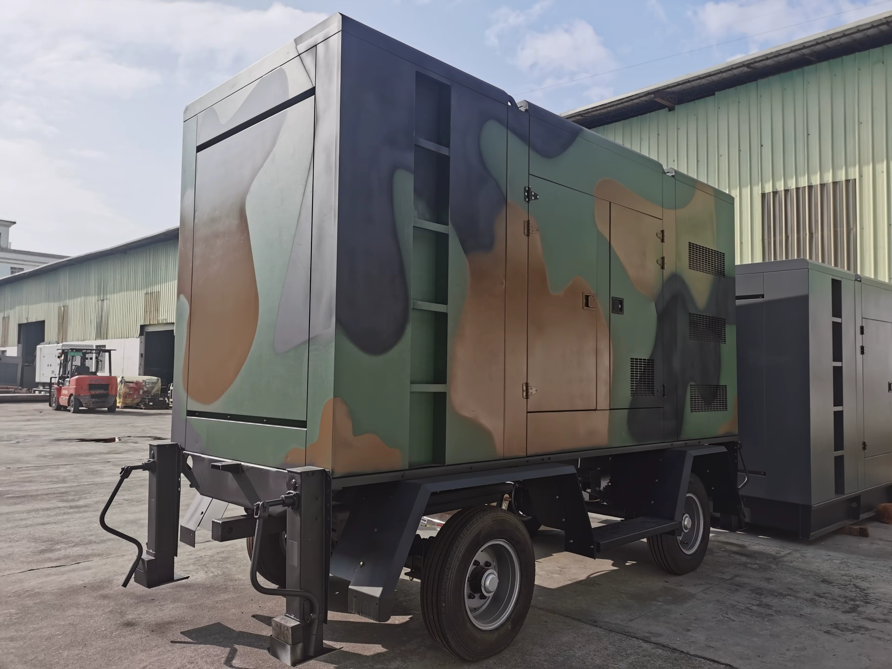 SHX Genset Removable Trailer Emergency Backup Engine 100KVA 80KW Diesel Generators — image 4