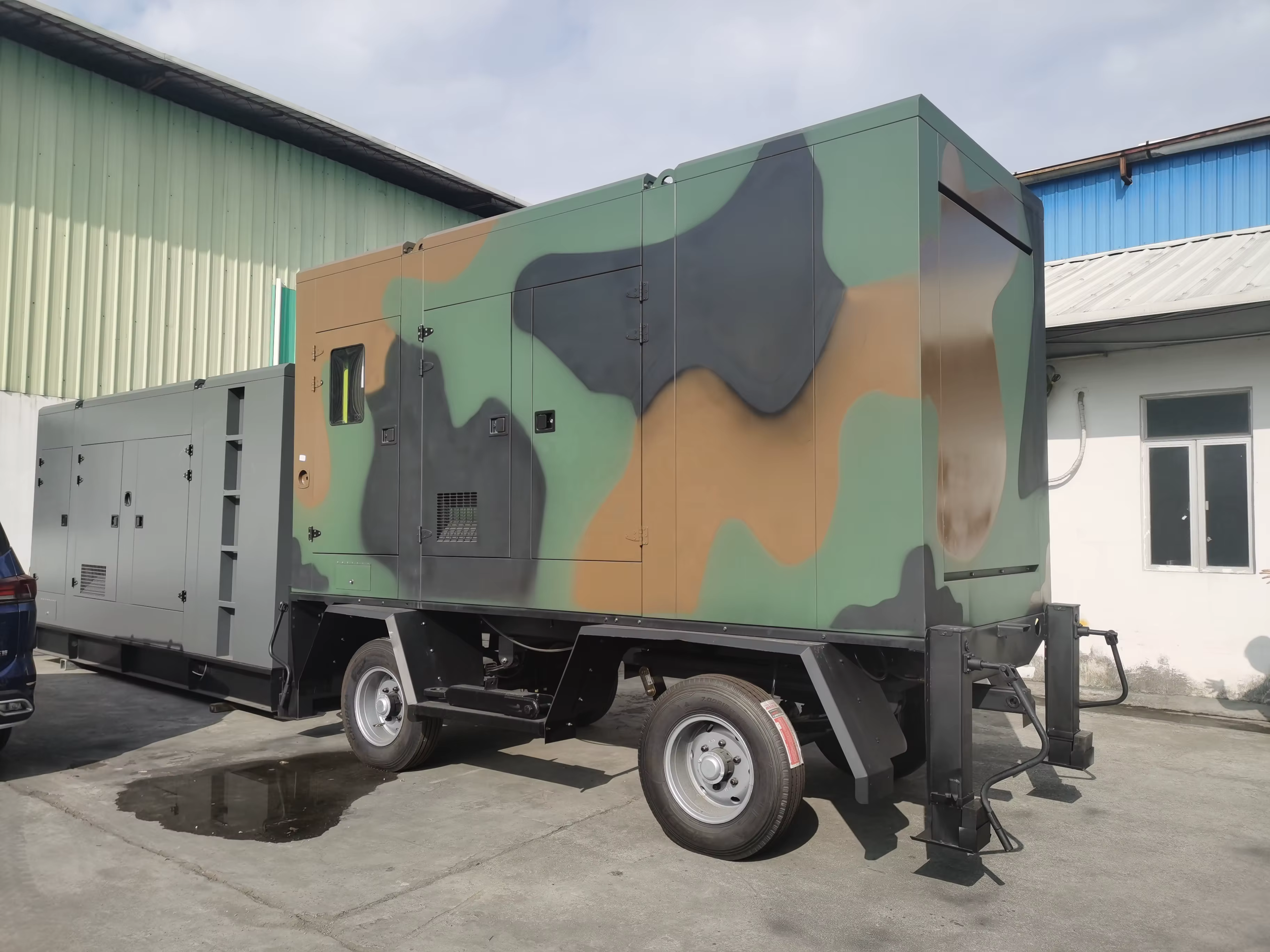 SHX Genset Removable Trailer Emergency Backup Engine 100KVA 80KW Diesel Generators — image 5