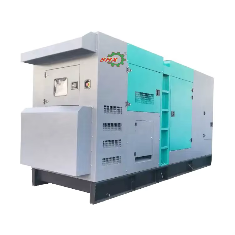 SHX High Power Genset 600kva Silent Type Soundproof Electricity Generation 480kw Industrial Diesel Generator Set — image 3