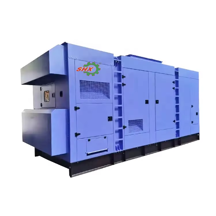 SHX High Power Genset 600kva Silent Type Soundproof Electricity Generation 480kw Industrial Diesel Generator Set — image 4