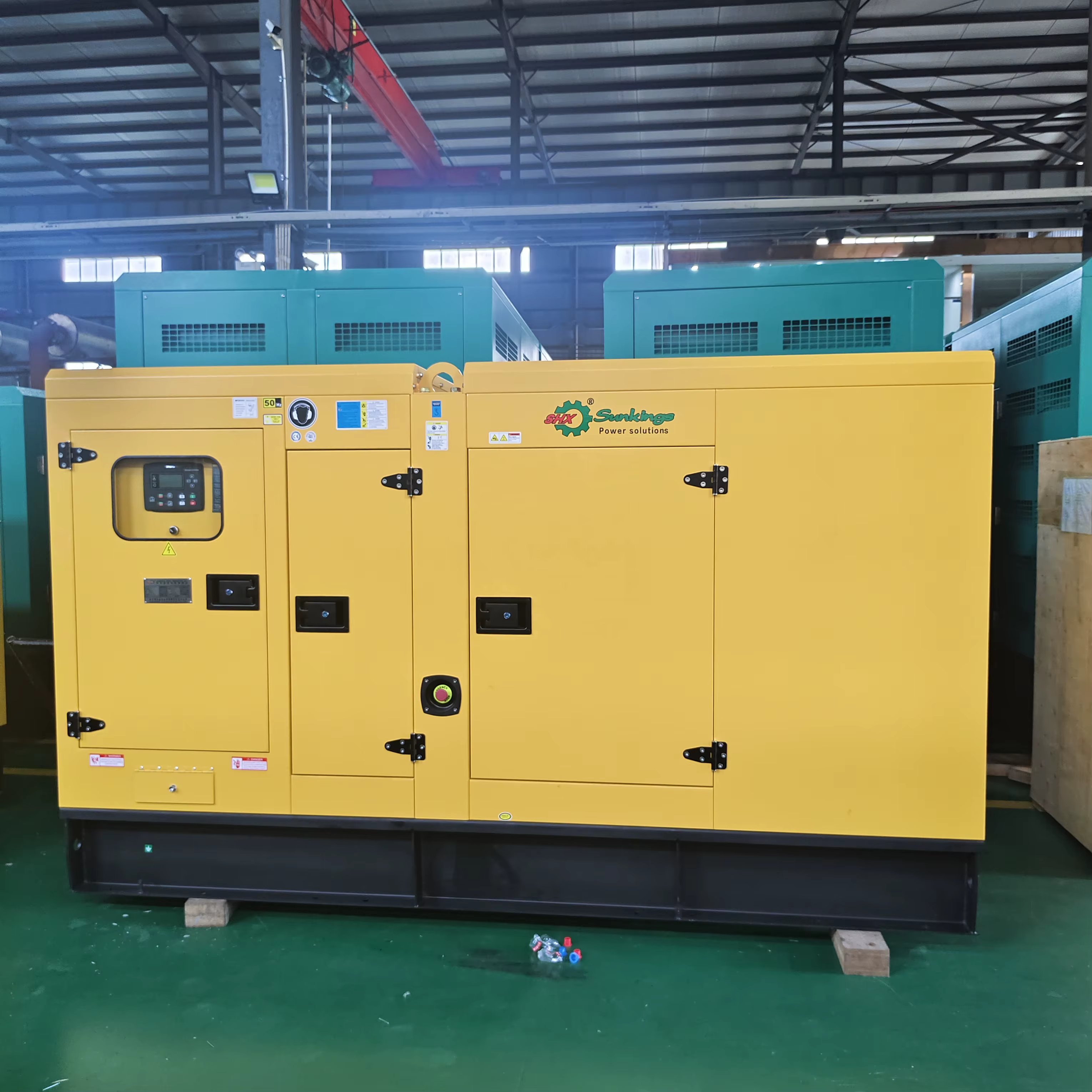 SHX 100kw Cummins Diesel Generator 125kva Electric Power Diesel Generator 110kw Generador Electrico Trifsico — image 5