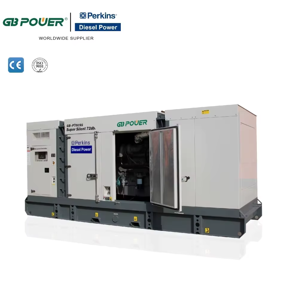 Factory GB POWER OEM perkins 50hz/60hz 500/650/750/800/900/1000/1250/1350/1650/1800/2000kva Super Silent diesel Generator Set — image 3