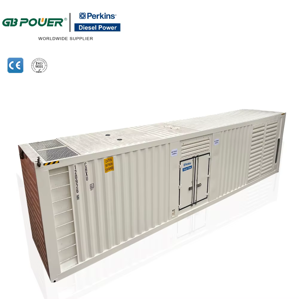 40ft 2500kva Containerized Diesel Generator Set 2500kw 50Hz Super Soundproof for Perkins 4016-61TRG3X Engine 220/380V Adjustable — image 2