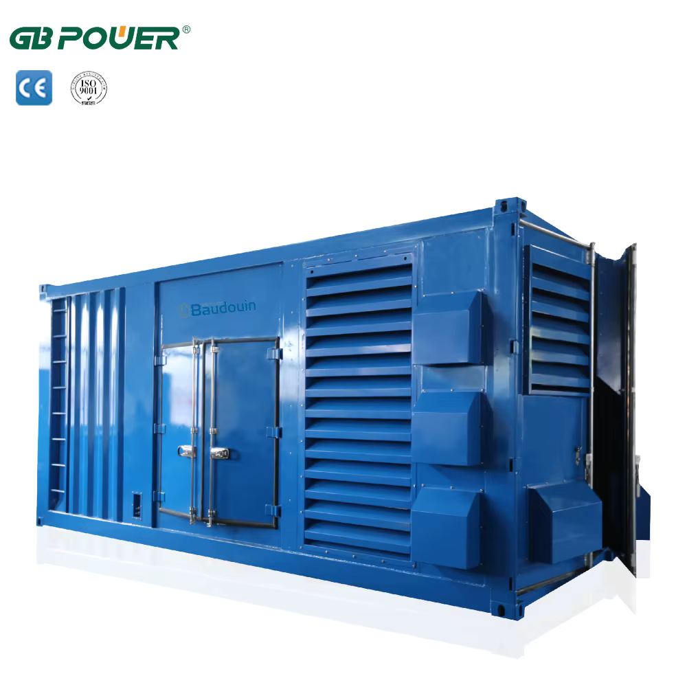 Water Cooling 1640kva Silent diesel Generator Set with Baudouin Engine 16M33D1580E311 Alternator Leroy Somer LSA50.2VL10 — image 2