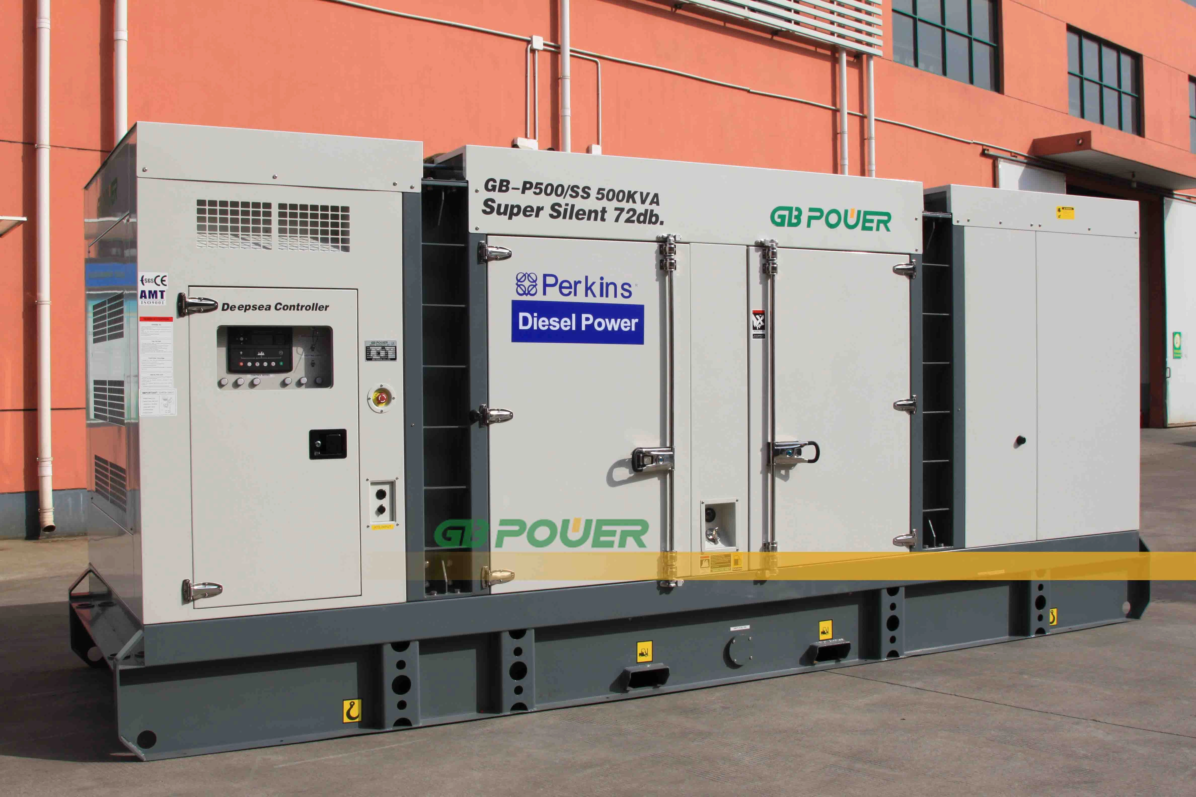 Original Factory Diesel Genset 600kva for Engine 2806A-E18TAG1A Super Silent Canopy Generator with ATS GB POWER GB-P600/S — image 2