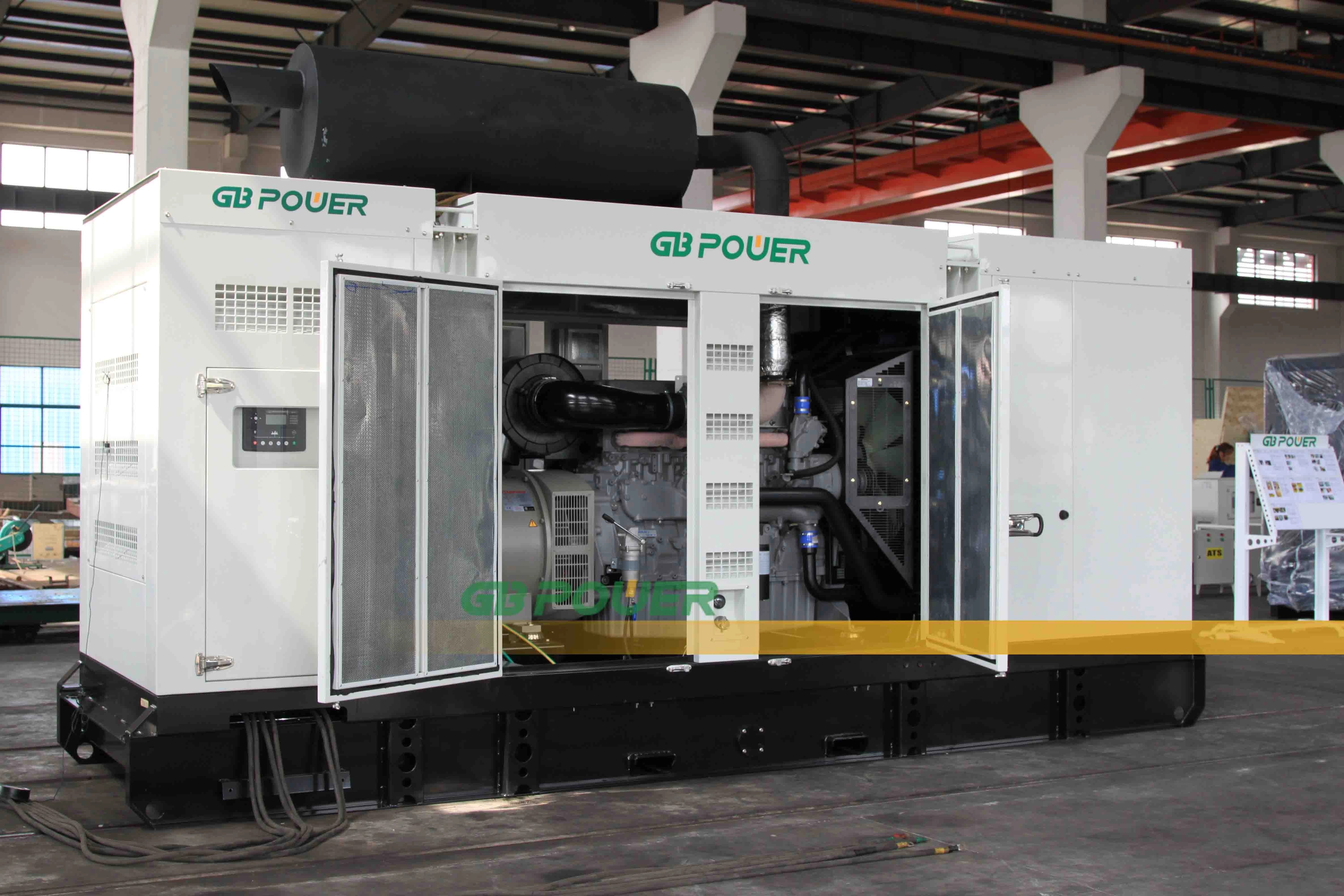 Original Factory Diesel Genset 600kva for Engine 2806A-E18TAG1A Super Silent Canopy Generator with ATS GB POWER GB-P600/S — image 3