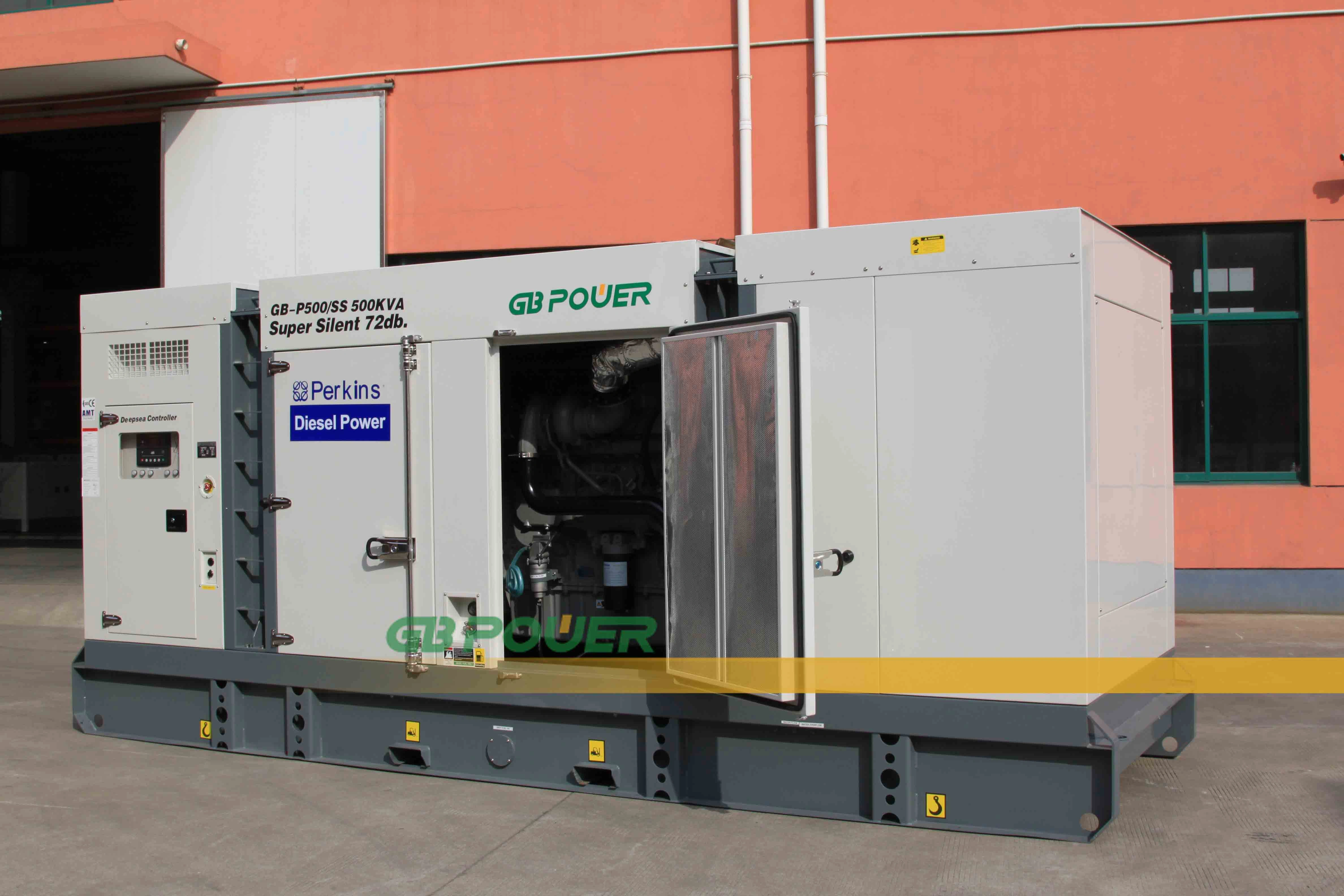 Original Factory Diesel Genset 600kva for Engine 2806A-E18TAG1A Super Silent Canopy Generator with ATS GB POWER GB-P600/S — image 4