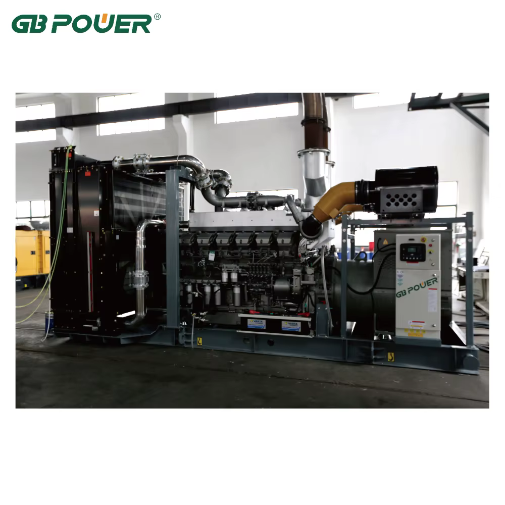 GB POWER GB-MI1350 3 Phase 4 Wire 1350KVA Silent Diesel Generator Smartgen/ABB ATS Mitsubishi Engine S12R-PTA2-C Leroy Somer — image 2