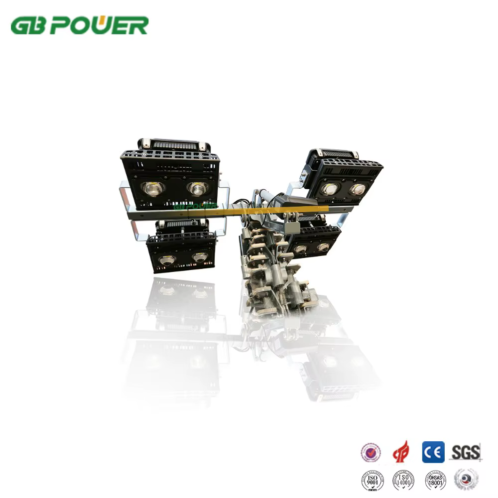 10kva DC Powered White LED Single Phase Trolley Lighting Tower Diesel Generator with EUROPE Engine for Emergency Use — image 5