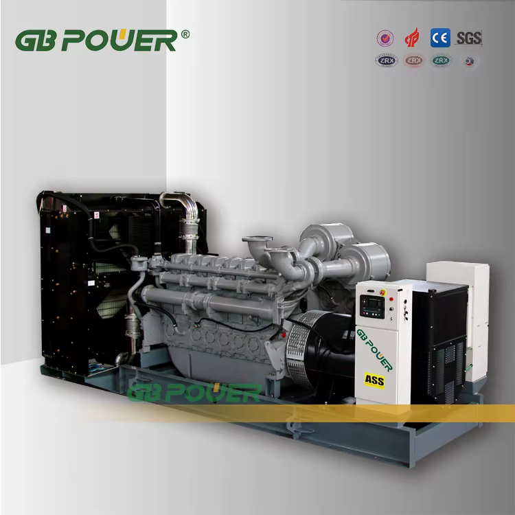 AC Three 1250 Kva 50Hz Electric Generator PERKINS4012-46TWG2A UK Engine Container Type Diesel Genset with ATS — image 2