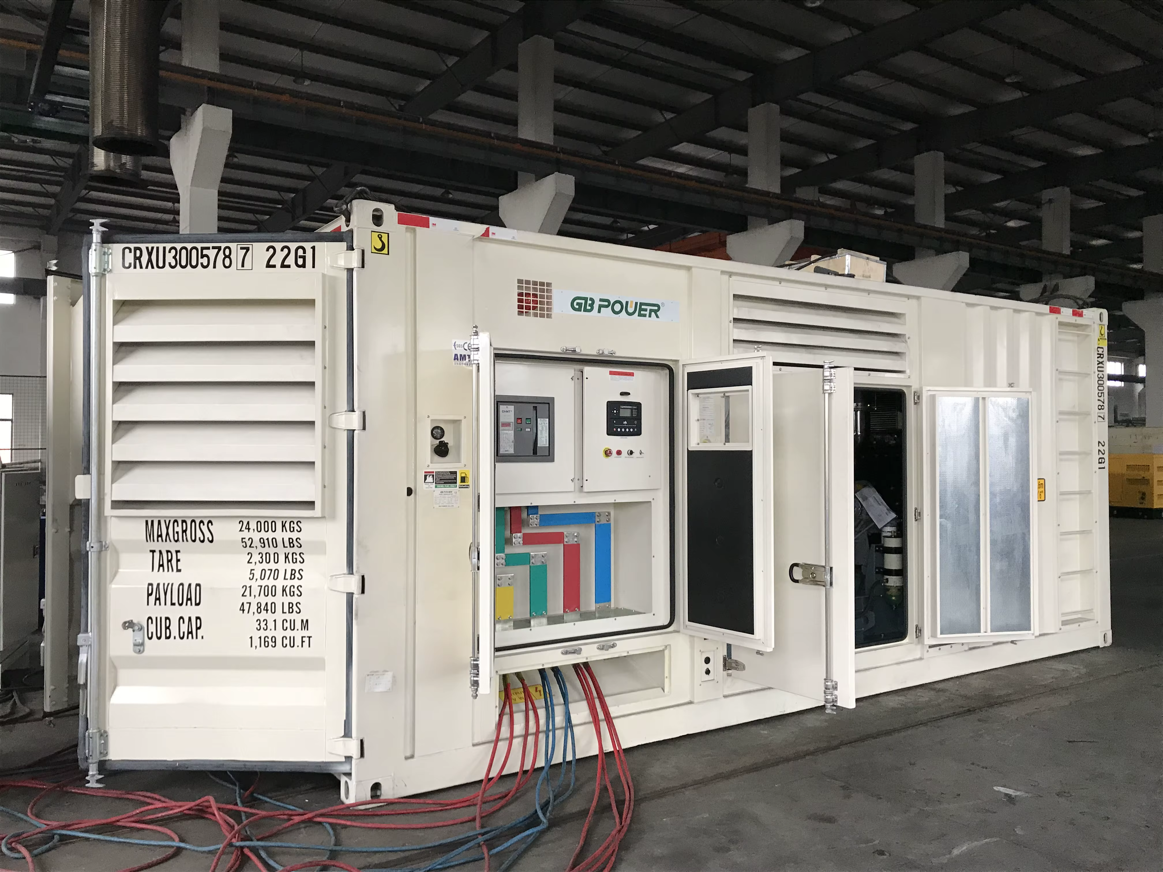 4012-46TWG2A 1250kva Containerized Generator Set with UK for Engine Auto Start & Remote Start ATS Option — image 4