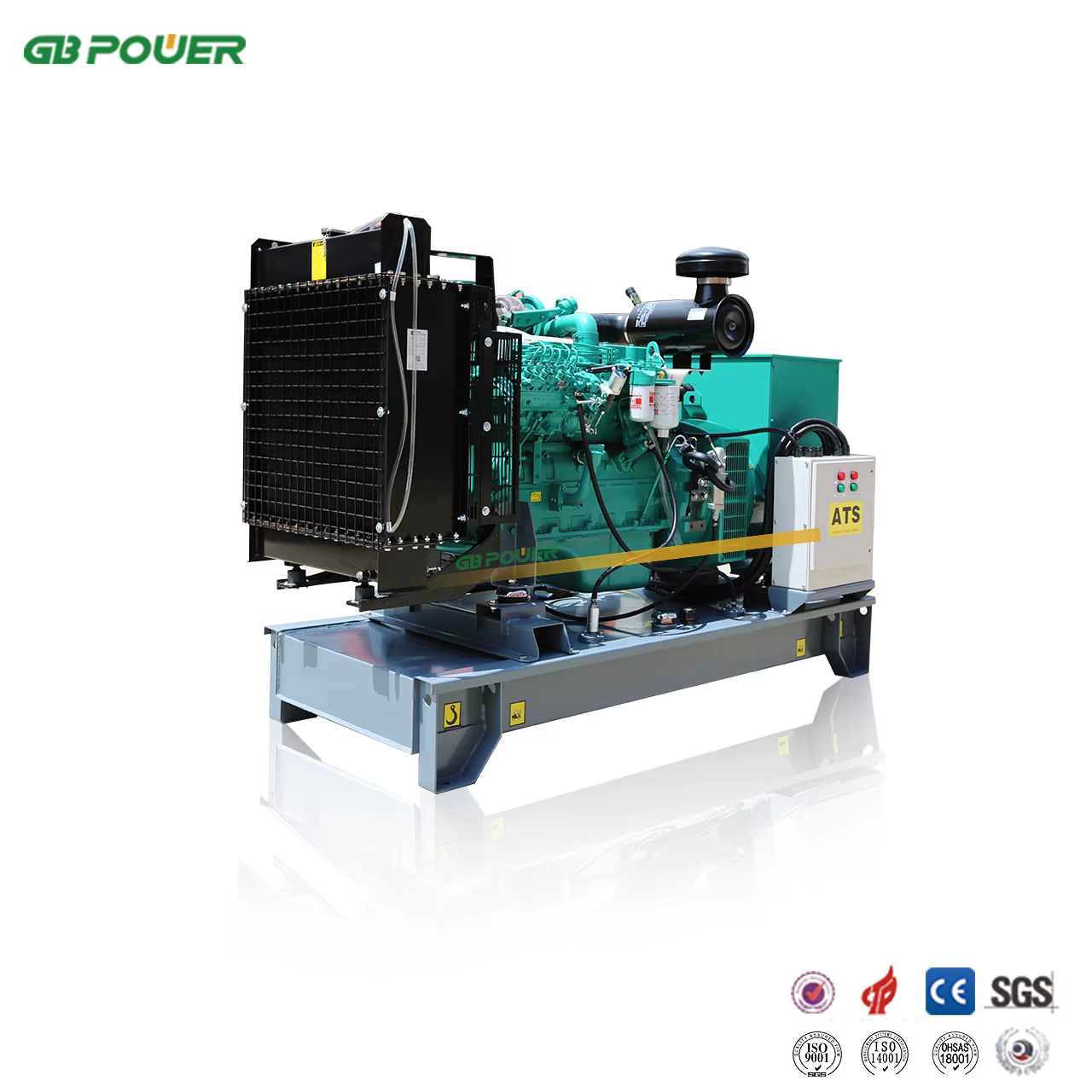GB POWER Electric Genset 150KVA 50/60Hz Open Frame Diesel Generator Set with ATS 220/380V Adjustable 1 Year Warranty — image 2