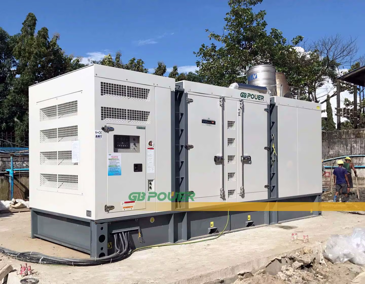 660KVA Open Frame 50Hz Remote Start Silent Type Diesel Generator Set — image 2