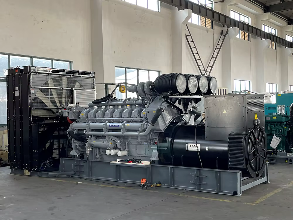 RENT TYPE CONTAINER 1250kva Electric Diesel Generator Set Perkin Engine 4012-46TWG2A Leroy Somer 3phase 4wire 110/220V ATS — image 4