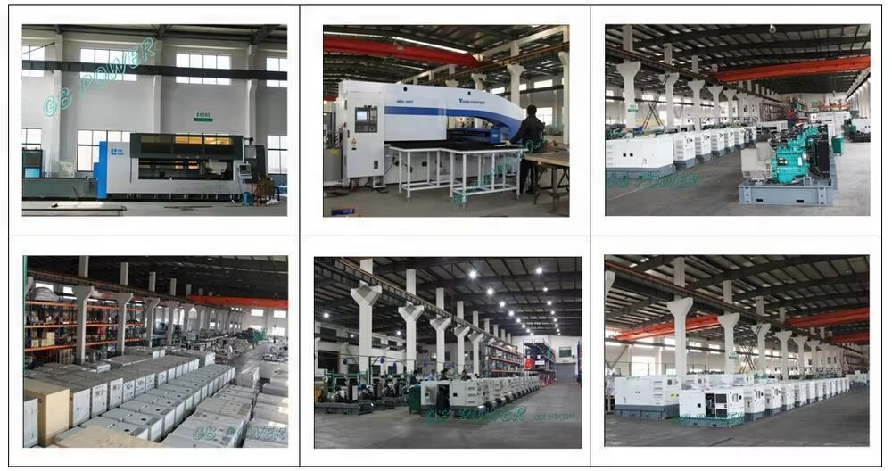 OEM Open Type 3 Phase 500kva 60Hz Super Silent Type Power Low RPM Electric Generator Set with for Engine and ATS — image 3