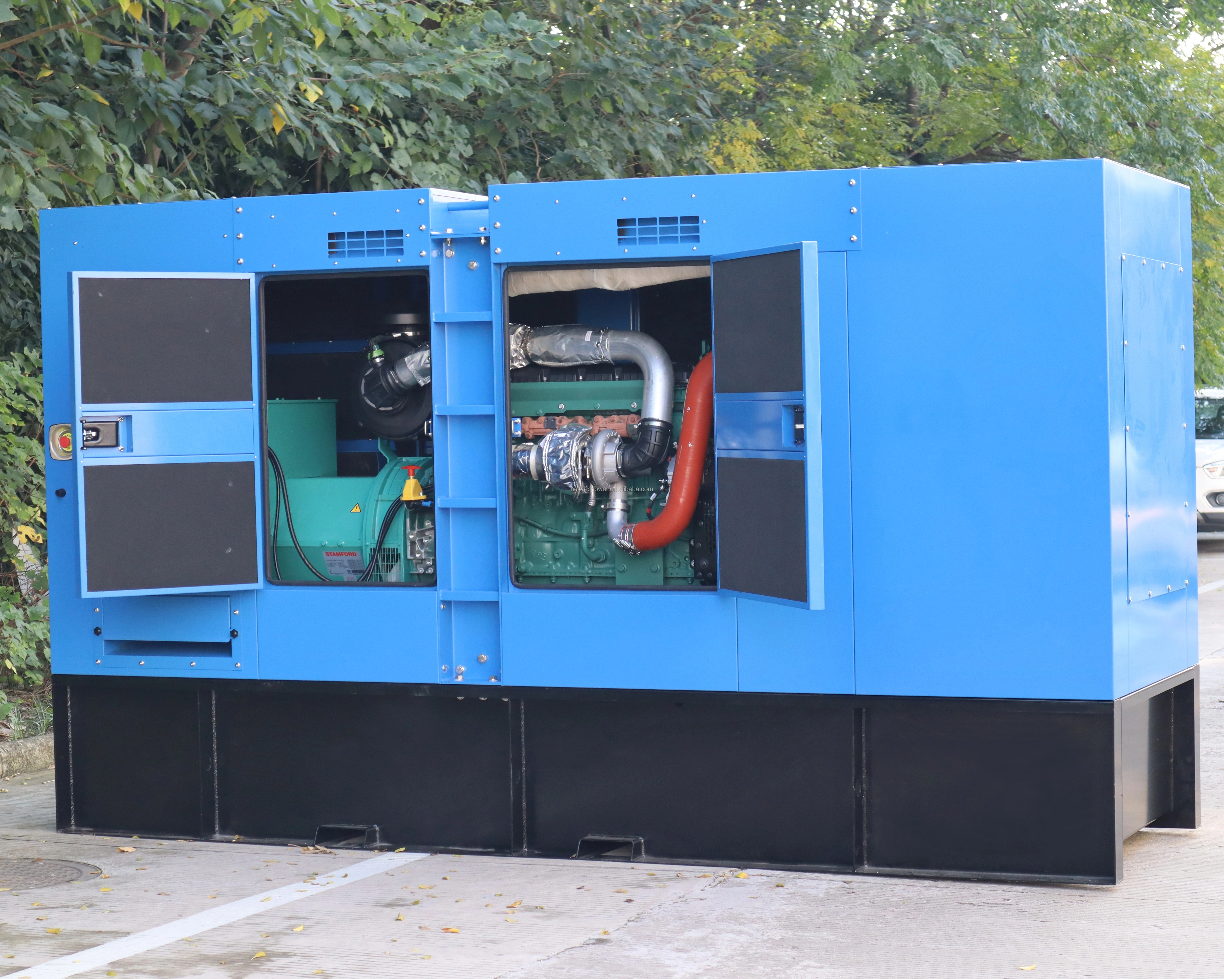 200kw 320kw 400kw 400kva 500kva EPA Super Silent diesel Generator Powered by Volvo Engine Newtec Power Prime Standby Use 100kva — image 3
