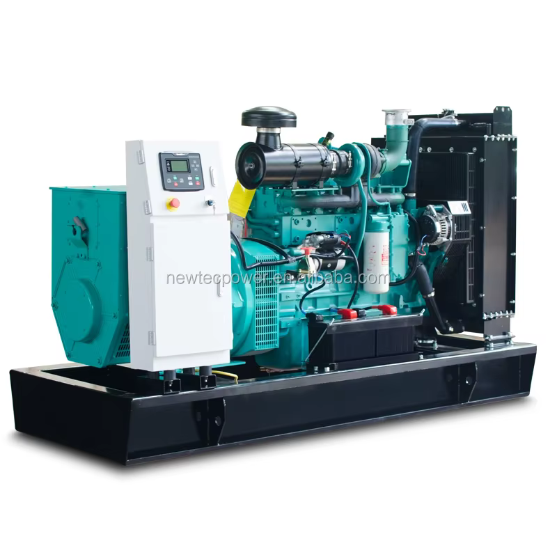 200kVA Prime Backup Water Cooling Silent diesel Generator Powered by Original NPPerkin 1106A Engine Newtec 120kW 150kW 160kW ATS — image 4