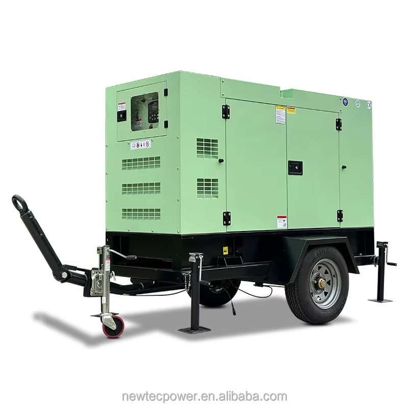 60kVA 80kVA 100kVA Silent diesel Generator Set Powered by Original NPPerkin 1104 Engine Newtec Prime Backup Use 50kW 60kW 80kW — image 5