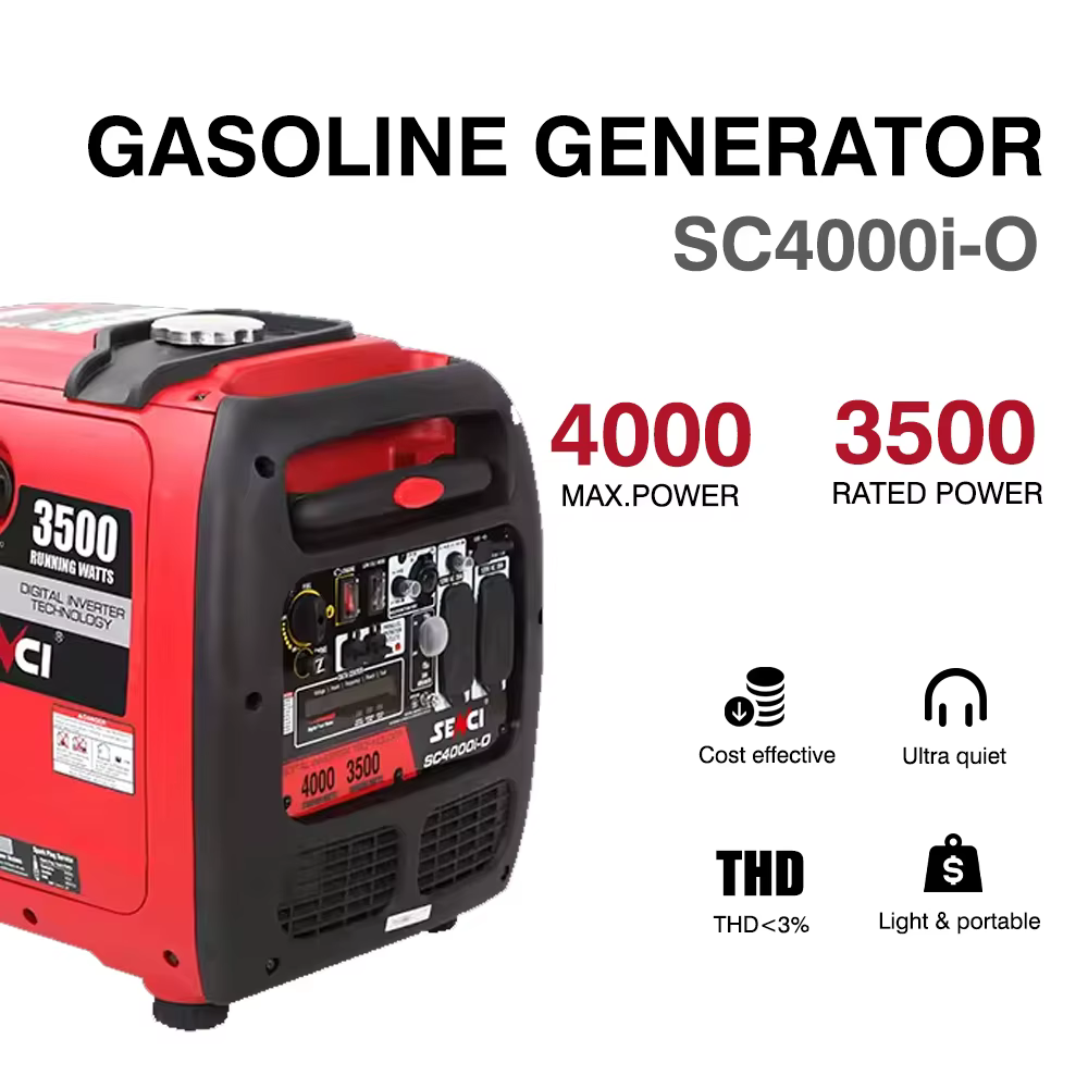 Senci Portable Silent Type 3kw 3.5kw Dual Fuel Generator 240v 4kva Gasoline Lpg Inverter Generator Natural Gas Generator — image 2