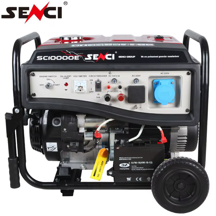 Senci Power Generator Electronic Control Digital Portable Inverter Generator 9.5kW 10kw Optional Gasoline LPG Generator — image 2