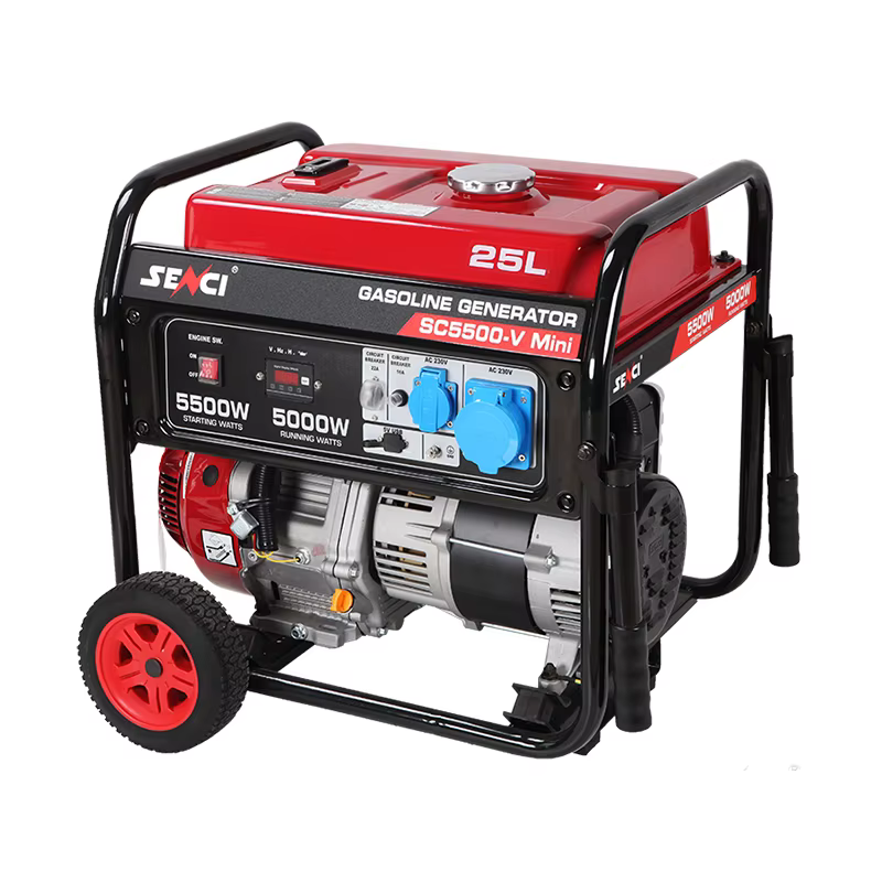 Senci Gas Generation Equipment 5KW Portable Gasoline Generator 220V 50hz with Remote Start — image 3