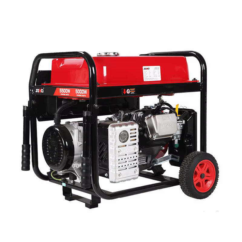 Senci Gas Generation Equipment 5KW Portable Gasoline Generator 220V 50hz with Remote Start — image 5