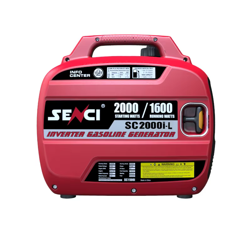 Senci Silent Inverter Generator 2kw Portable Generador Electrico Recoil Start Ultra Quiet Noise Level 60dBA — image 4