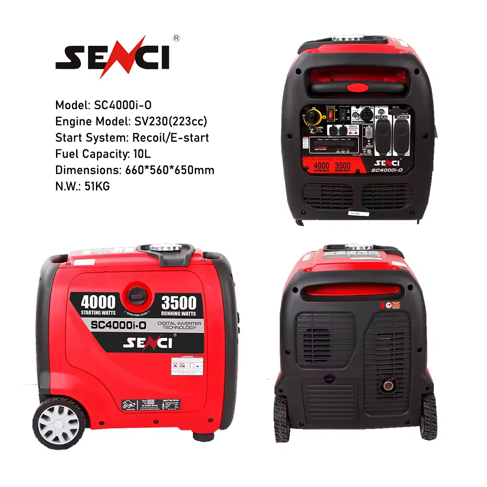 Senci Silent Inverter Generator 3.5kw 3500watt Rated Economic Electric Generator for Camping Inverter Power Generators — image 2