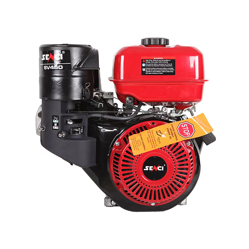 China Supplier Senci Marin Petrol Motor Single Cylinder Force Cooling Boat Engine — image 2