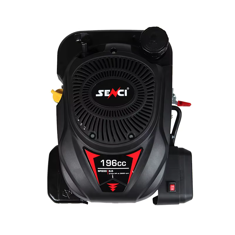 Senci Single Cylinder 131cc Machinery Petrol Motor Vertical Shaft Gasoline Engine — image 4