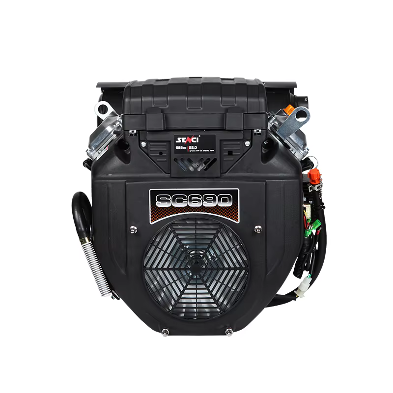 Senci Two Cylinder, 4 Stroke, 999cc Forced Cooling OHV Small Power Machinery Engine — image 4