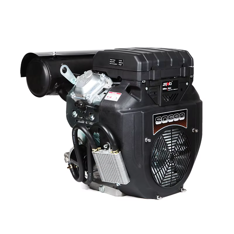 Senci V-twin Gasoline Engine Two Cylinder Horizontal Shaft Engine — image 6
